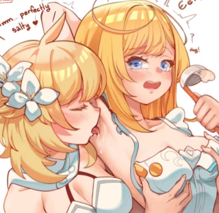 Escoffier is kinda shy (Miimach7) [Genshin Impact]