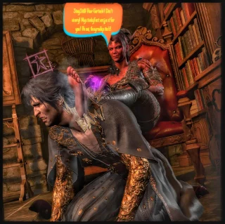 Cmon Gortash! Enjoy it! (Baldur's gate 3) [Karlach Stinky feet]