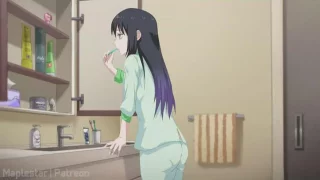 When (Miko Yotsuya) gets pantsed at the sink, I cant help but get hard and enjoy the view