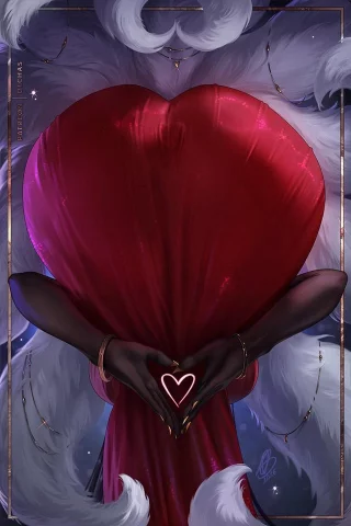 Ahri heart pose (OlchaS)
