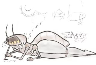Architect trying to relax (art by me)