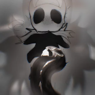 (Ghost/Hollow) First time drawing NSFW