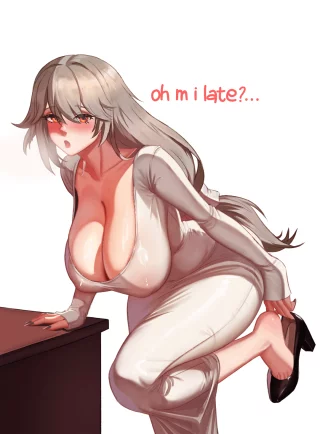 Will you obey? (Rina) art by (@OnePen__)