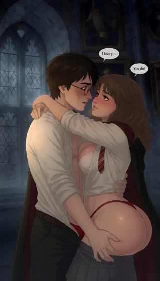 Harry Potter and Hermione Granger