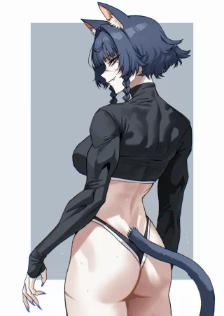 Toned kitty