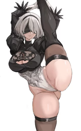 2B stretch (rakfork) [NieR Automata]