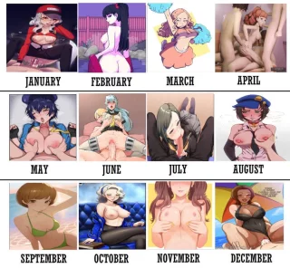 Your month is the Persona 4 girl you’re spending the night with in a love hotel.
