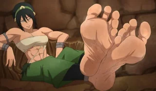 You foot lovers already know what to do~ [Avatar - TLA] (Clumsy Bun)
