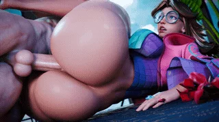 Sue Storm getting her Cheeks clapped by his Big Cock 💙🤍 (DOMINOTHECAT)