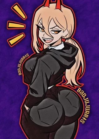 Power’s fat butt (badjujuarts)