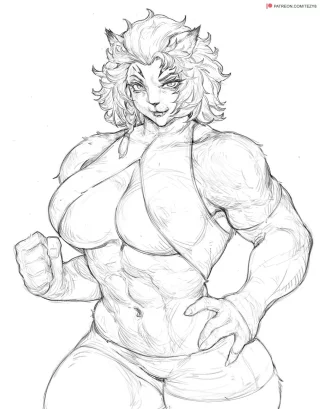 Final Fantasy linework (by me)