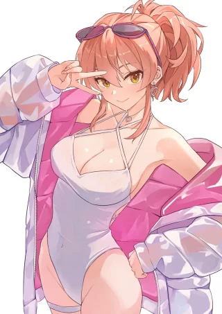 Swimsuit Mika Jougasaki (b1ack)