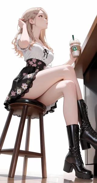 Coffee Date with a Gyaru