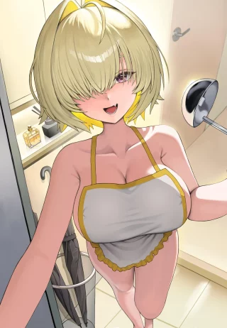 Elegg's naked apron (Nikke)