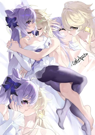 Aether & Keqing (心流Asato)
