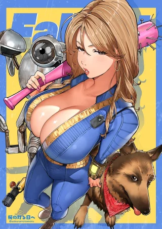 Blonde Bombshell Nora (Sakura no tomoru hi e 🌸 on Pixiv) [Fallout 4]