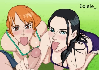Nami and Robin 🥵🍆 (6xlele_) [One Piece]