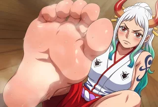 Yamato's feet are ablaze