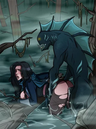 Venturing this deep into the Mire was a terrible mistake… but there’s no escape for me now (Artist: Kumi-pumi)