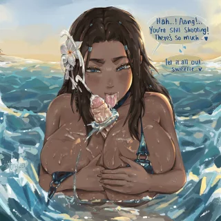 I wonder if (Katara) ever bends cum after she services a cock
