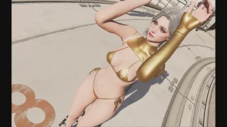 Ines in a golden bikini for Golden Week <3 [The First Descendant]