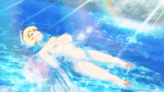 Meidri taking a bird bath [Ishuzoku Reviewers]