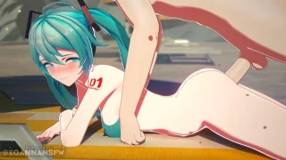 Having fun with Miku (ZoannaNSFW) [vocaloid]
