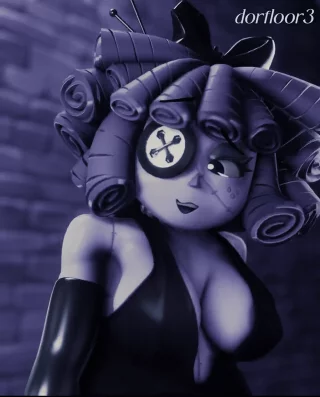 Noir Ragatha reverse cowgirl [The Amazing Digital Circus] (doorfloor3)