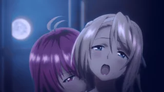 Fighter attacks Valkyrie from behind [Bikini Warriors]