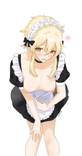 Maid Day with Lumine [Art by Me]