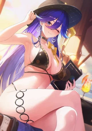 Swimsuit Lucilla (江夜kiri) [Wuthering Waves]