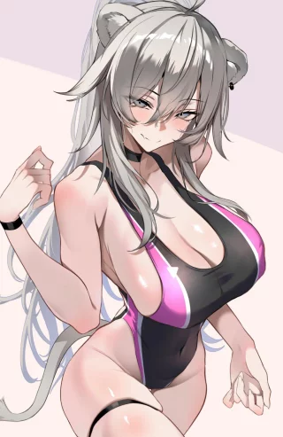 "Wanna Go Swimming?" Shishiro Botan (@OmotiU009) [Hololive]