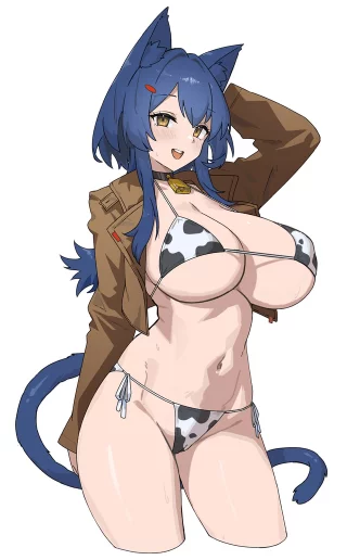 CatGirl Cow print bikini [OriginalCreation]