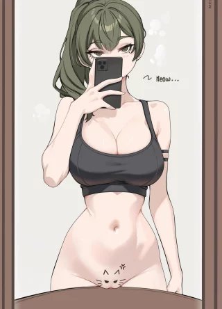 übel showing off her cute kitty (melowh) [sousou no frieren]