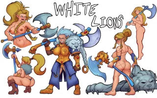 White Lions by markydaysaid