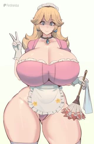 Maid Princess Peach (by: Me)
