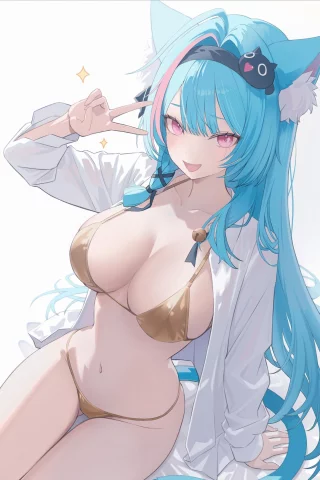 Golden bikini Mint [Neverness to Everness]