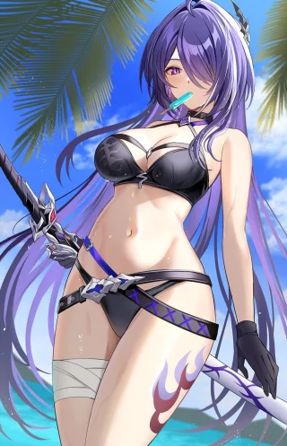 Summer Acheron [Honkai: Star Rail]