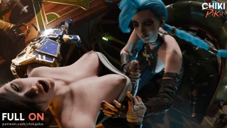 Vi and Jinx (Chikipiko)[League of Legends]