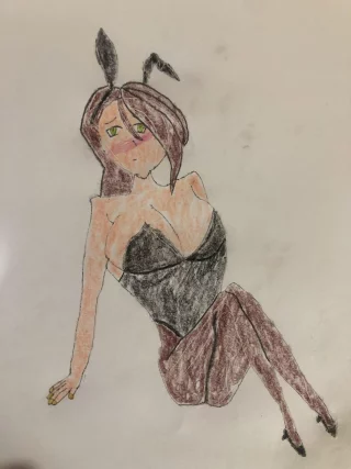 Embarrassed Sarah in a Bunny Outfit [Zenless Zone Zero] (by me)