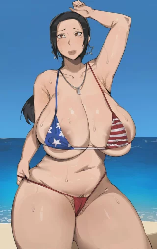 aunt hina is in bikini