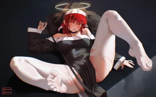 Horny Nun Makima (Izei)