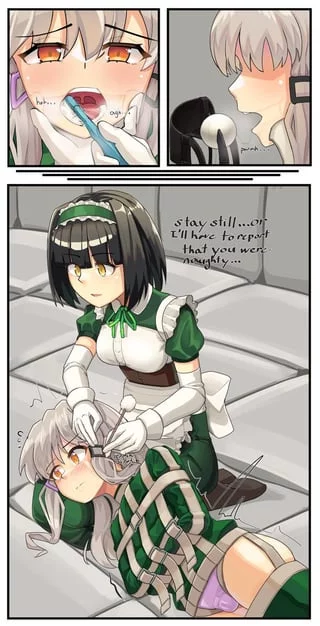 When my maid said she wanted me in bandage permanently, I didn't believe her. After a week in her personal room, I started to think she meant it... (Artist Lightning Rook)