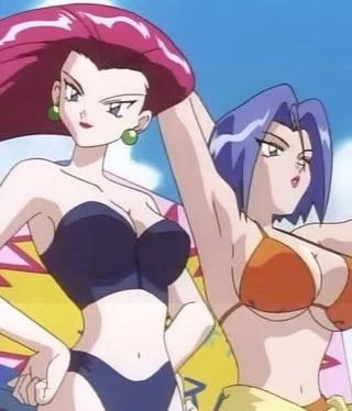 (james jessie) sometimes pokémon fanservice was more wild than one piece