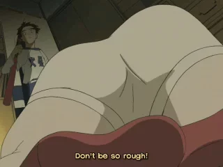 Haruko Haruhara shaking her ass [FLCL]