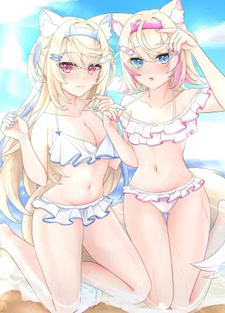 Summer FuwaMoco [Hololive]