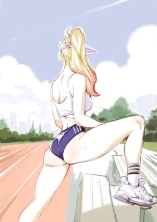 Marin's workout booty