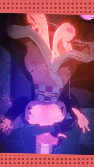 Measuring a demon girl's throat