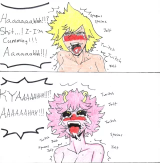 Mitsuki and Mina Ahegao