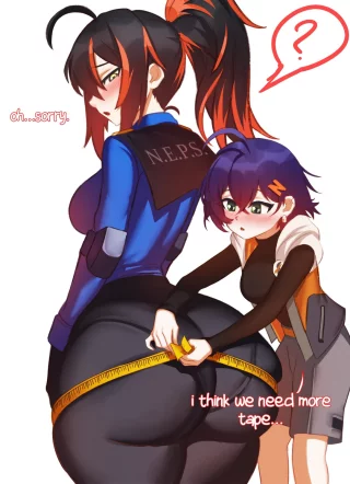 we’re definitely gonna need more tape! (zhu yuan) art by (@OnePen__)